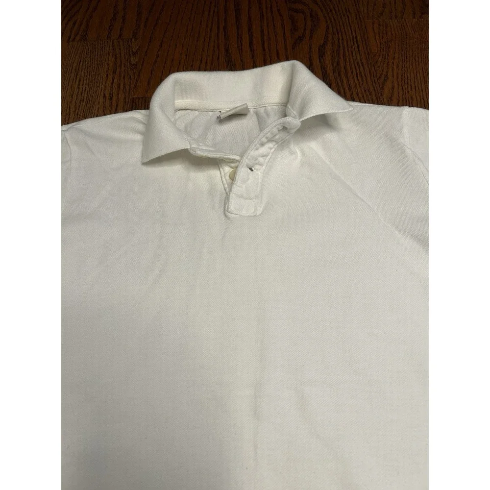 Abercrombie Kids White Polo Shirt Boys XL 16 Short Sleeve Cotton Classic Casual